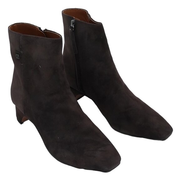 Franco Sarto Luella Square Toe Ankle Boots Hickory Brown US 8 M - Picture 4 of 6